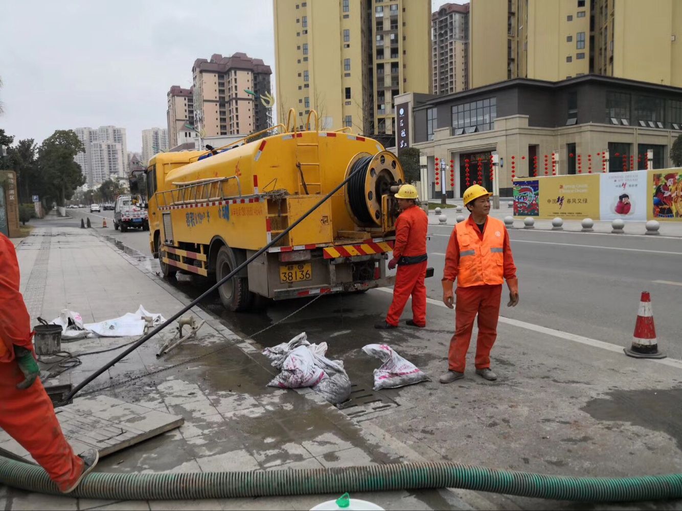 偃师排污管道清淤-管道清洗